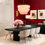Eichholtz Aiden Dining Chair Renato Off-White Black Legs - Aiden Dining Chair Renato Off-White Chairs Sterling Home 2