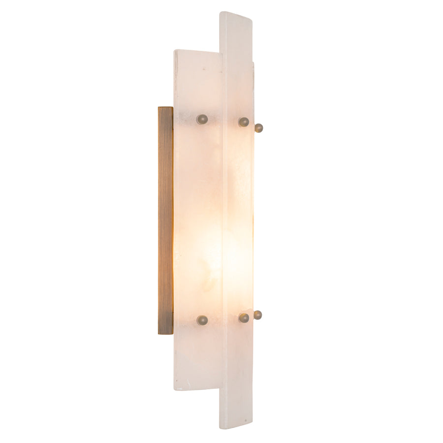Eichholtz Ruby Wall Lamp Antique Brass And Alabaster - Wall Lamp Ruby Accessories Sterling Home 2