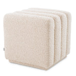 Eichholtz Bente Stool Boucle Cream - Stool Boucle Cream Footstools Sterling Home 2