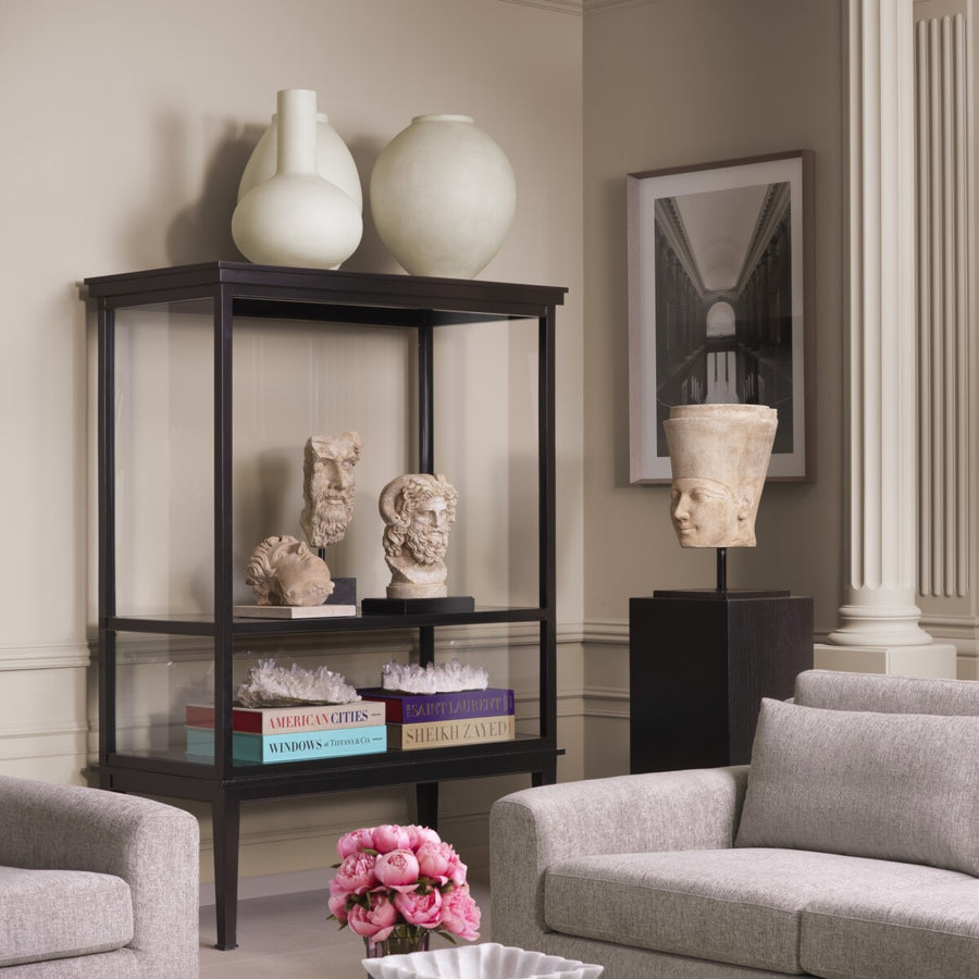 Eichholtz Moon Jar Vase Short Neck Sand Finish - Moon Jar Vase L Sand Finish Accessories Sterling Home 2