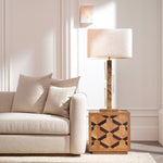Eichholtz Rubicon Side Table Oak Veneer - Side Table Oak Veneer Side Tables Sterling Home 2