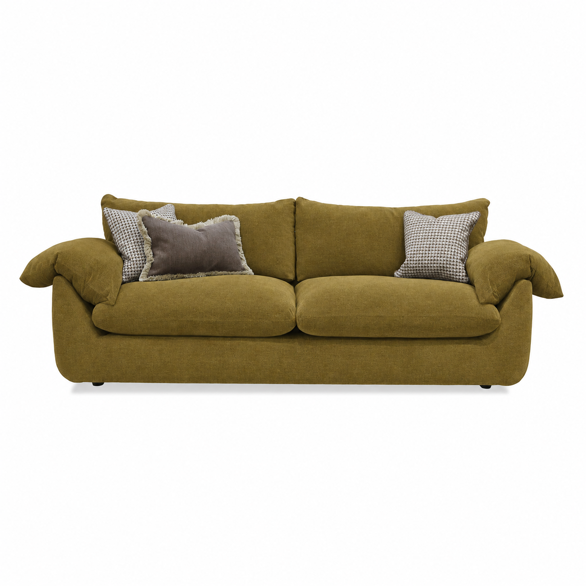 Vogue Williams Bayswater Extra Large Sofa - Extra Large Sofa Matt Chenille 4 Seater Sofas Sterling Home 4 Matt Chenille Old Gold