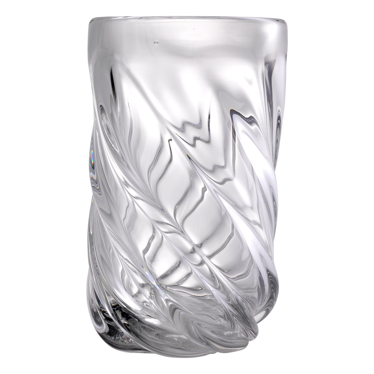 Eichholtz Angelito L Vase Hand Blown Glass Clear - Angelito L Vase Hand Blown Glass Clear Accessories Sterling Home 3