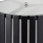 Rabanne Slatted Black Wood Tripod Table Lamp - Rabanne Slatted Black Wood Tripod Table Lamp Sterling Home 3