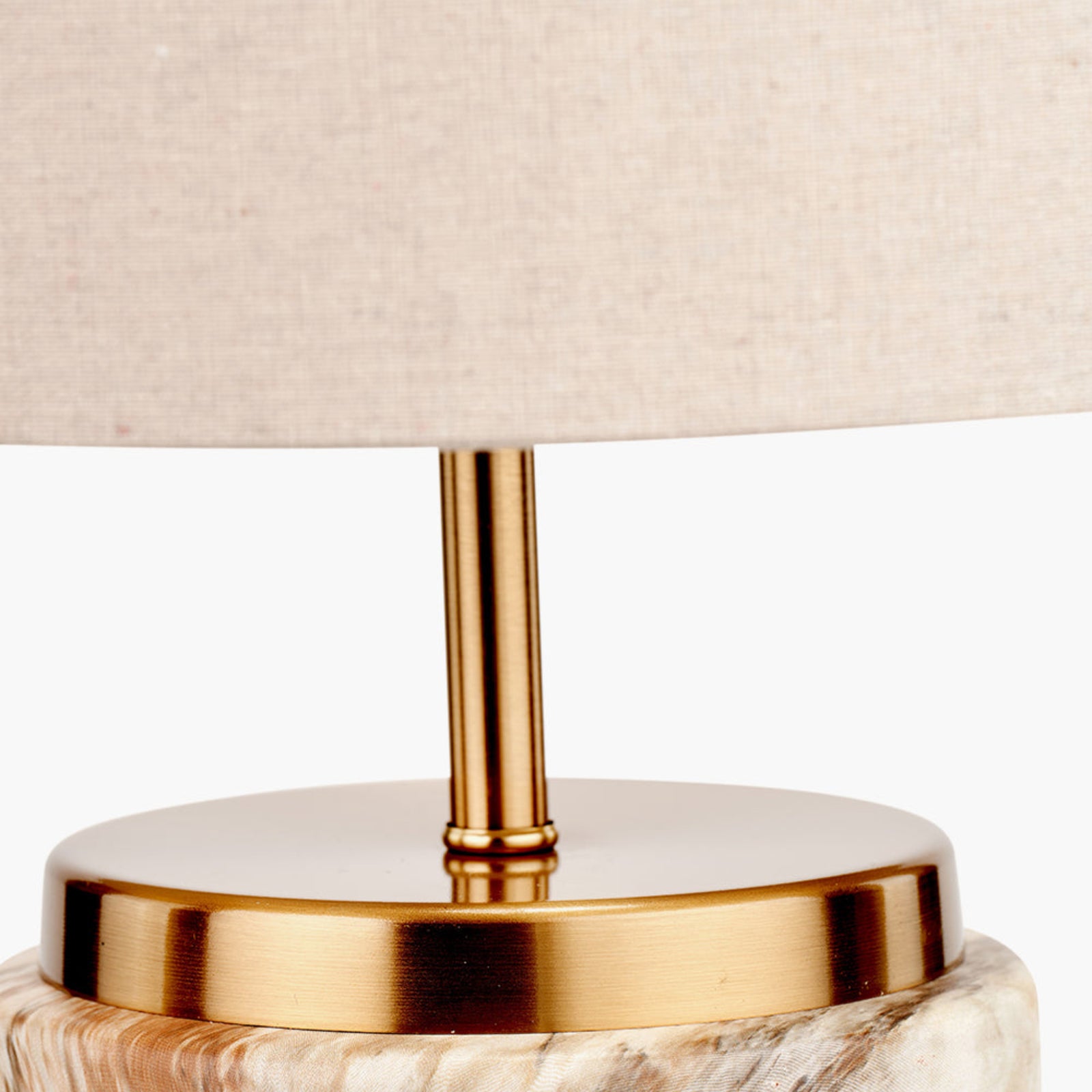 Carrara Natural Stone Ceramic Table Lamp Sterling Home 4