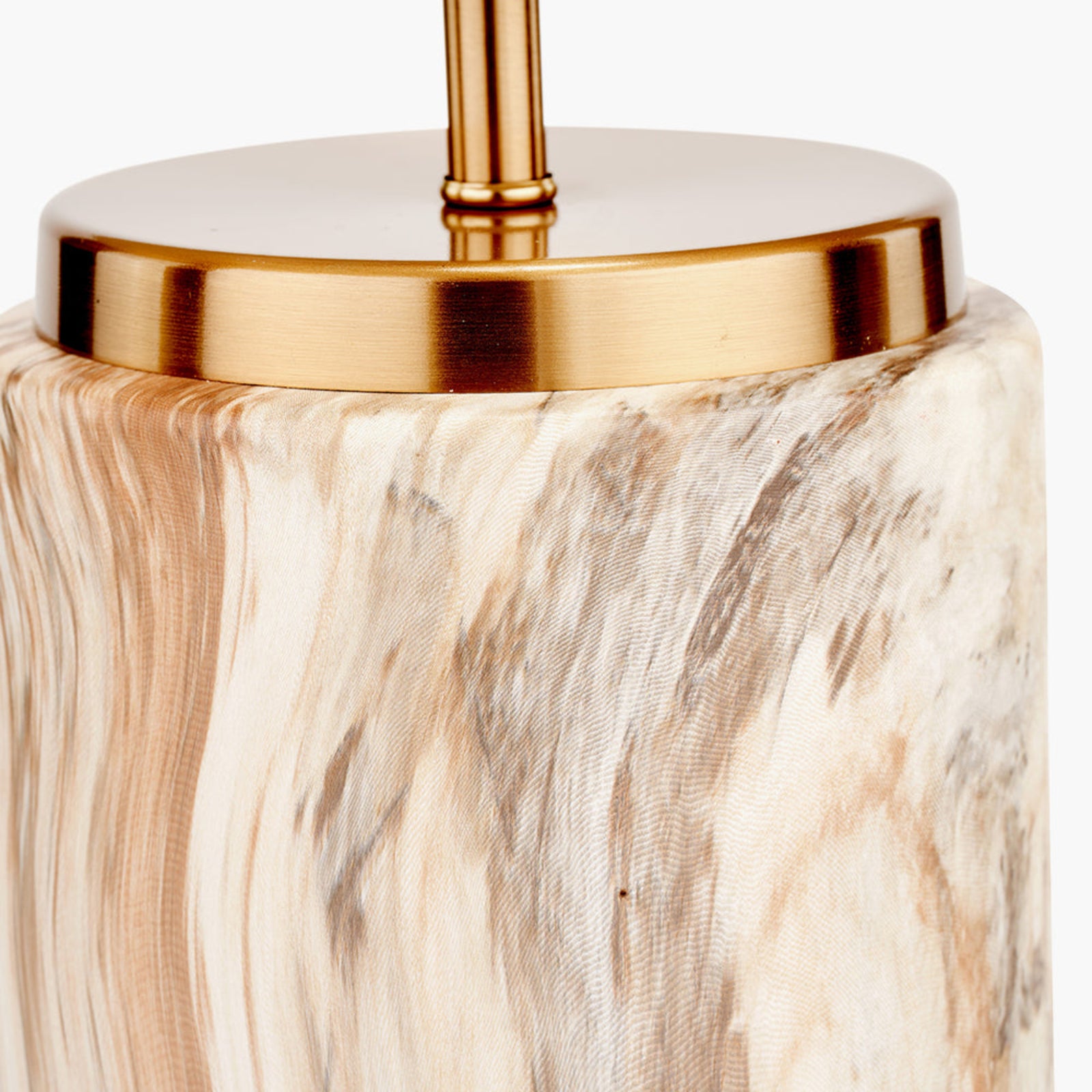 Carrara Natural Stone Ceramic Table Lamp Sterling Home 3