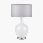 Aurora Speckled White Glass Table Lamp - Aurora Speckled White Glass Table Lamp Sterling Home 2
