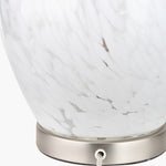 Aurora Speckled White Glass Table Lamp - Aurora Speckled White Glass Table Lamp Sterling Home 4