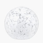 Aurora Speckled White Glass Spherical Table Lamp - Aurora Speckled White Glass Spherical Table Lamp Sterling Home 2