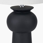 Sloane Black Contemporary Ceramic Table Lamp - Sloane Black Contemporary Ceramic Table Lamp Sterling Home 2