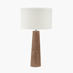 Esha Table Lamp Rouen 35cm White Boucle Shade - Esha Table Lamp Rouen 35cm White Boucle Shade Sterling Home 2