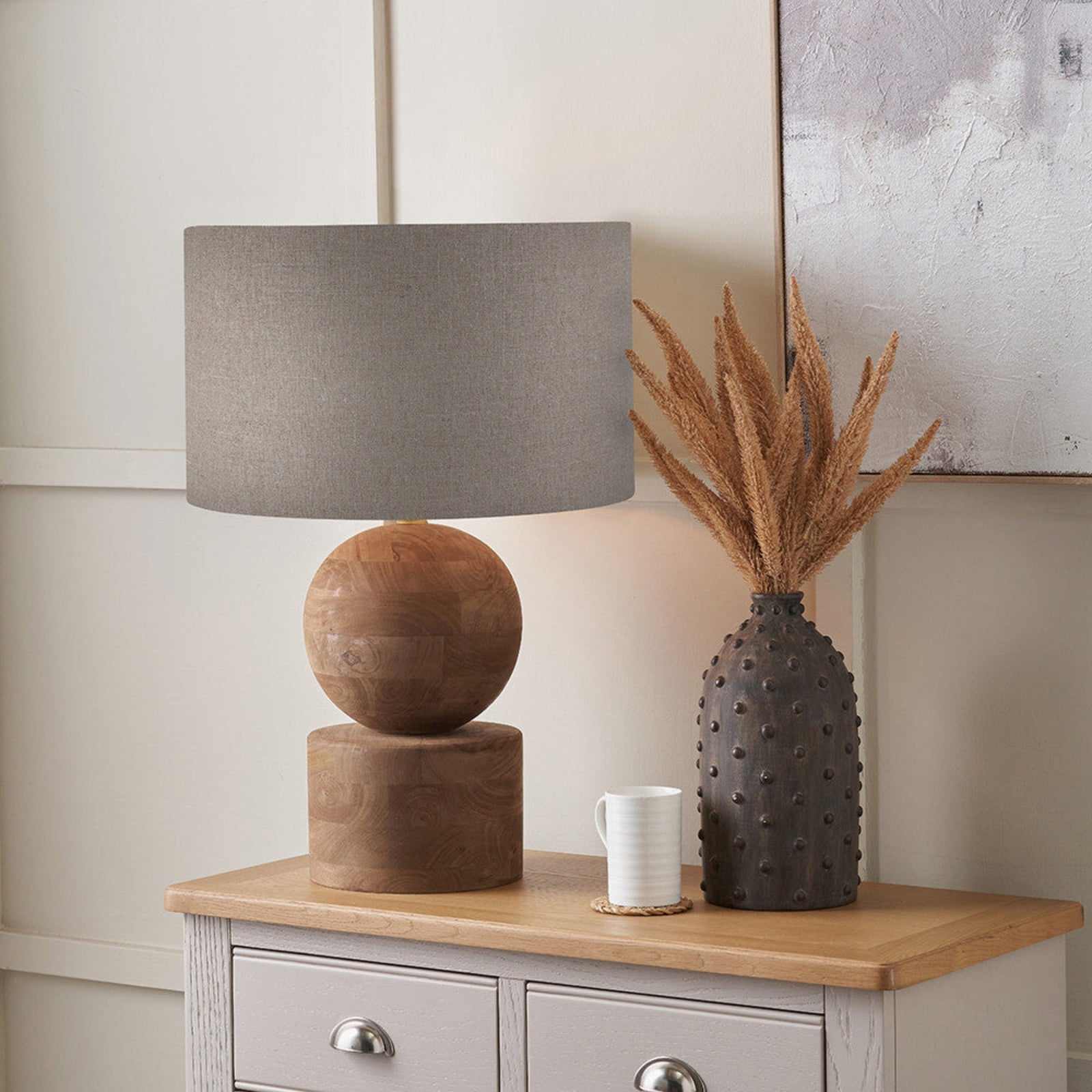 Ziva Table Lamp Edward With Shade - Ziva Table Lamp Edward 45CM Shade Table Lamps Sterling Home 1
