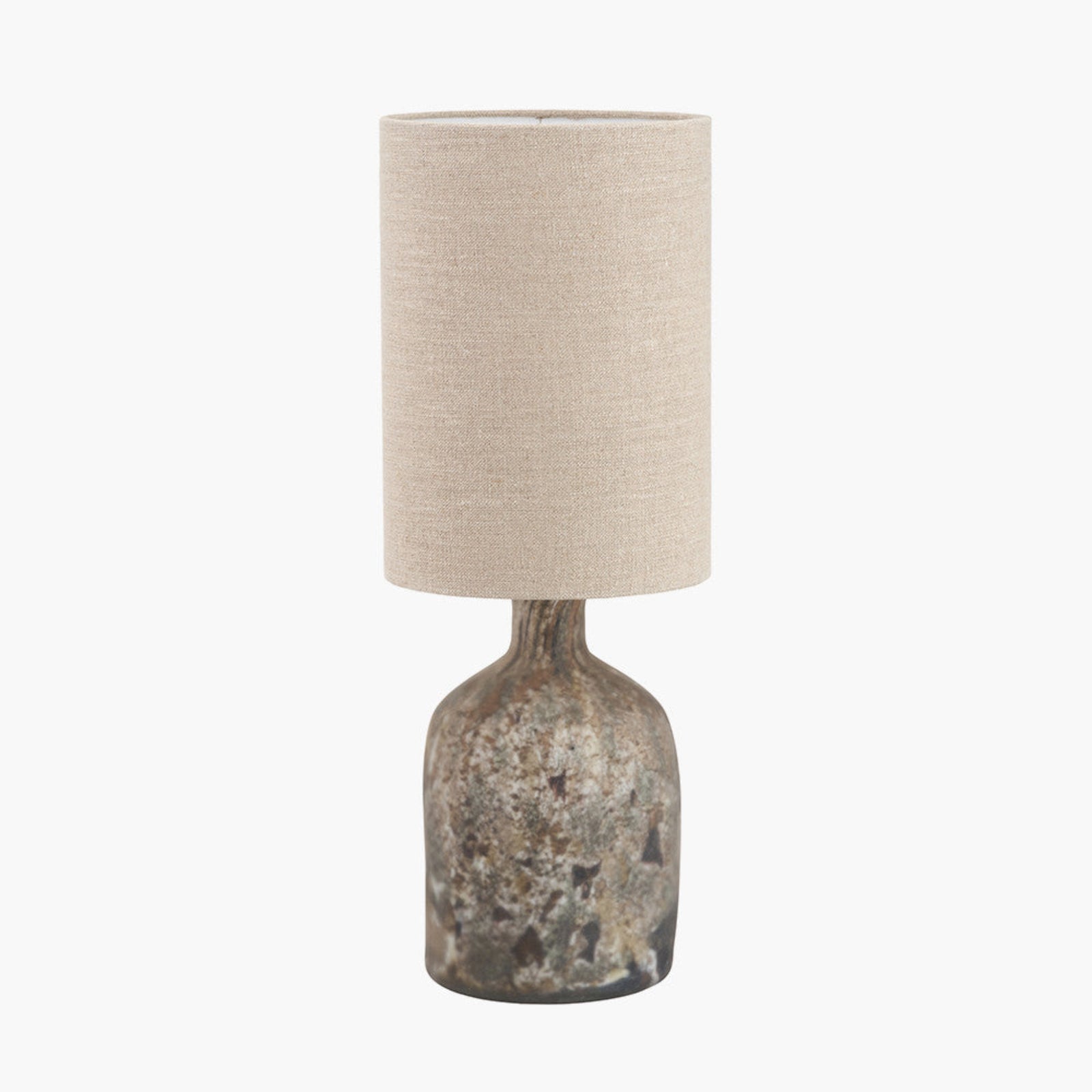 Palmino Brown Organic Glass Bottle Table Lamp - Palmino Brown Organic Glass Bottle Table Lamp Sterling Home 2