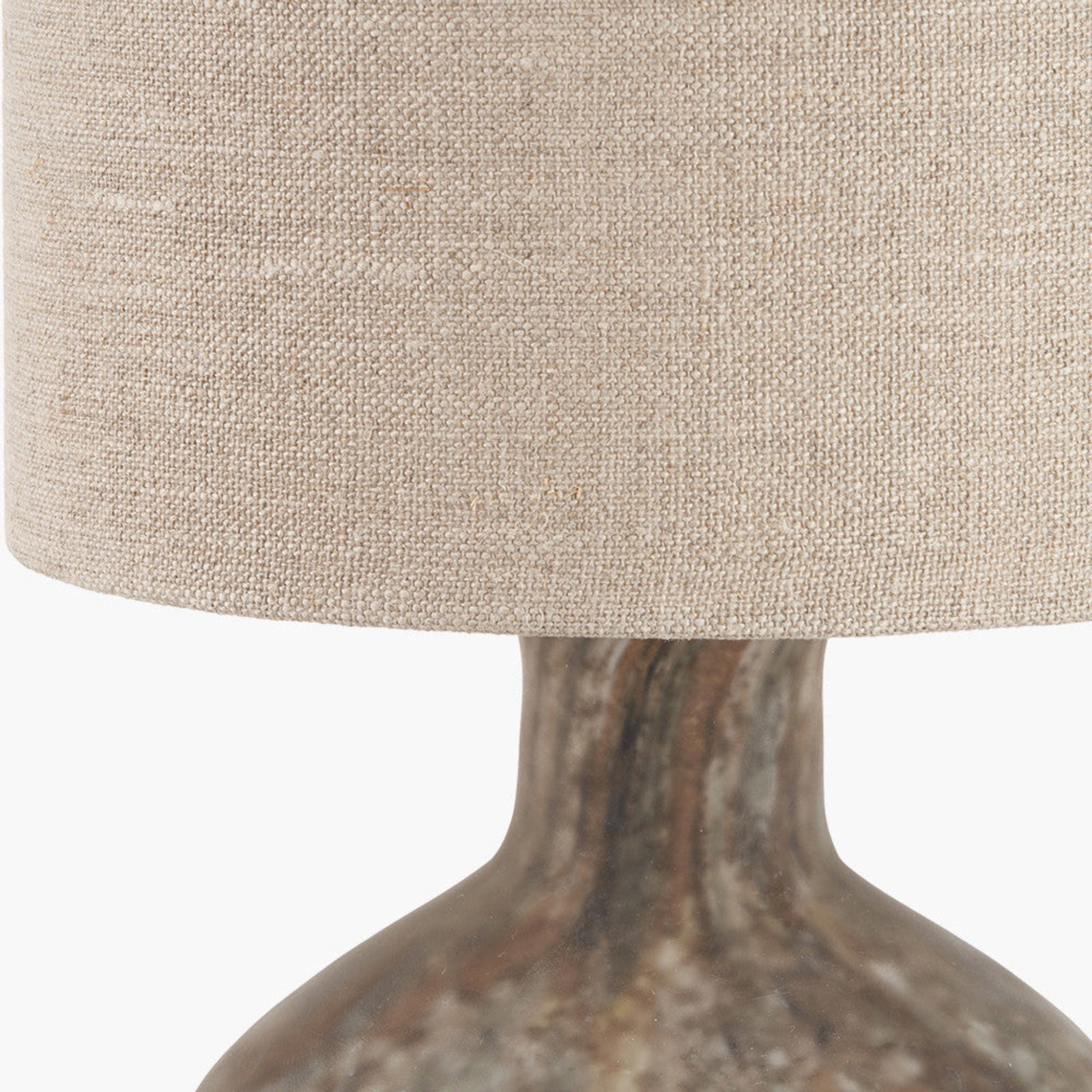 Palmino Brown Organic Glass Bottle Table Lamp - Palmino Brown Organic Glass Bottle Table Lamp Sterling Home 3
