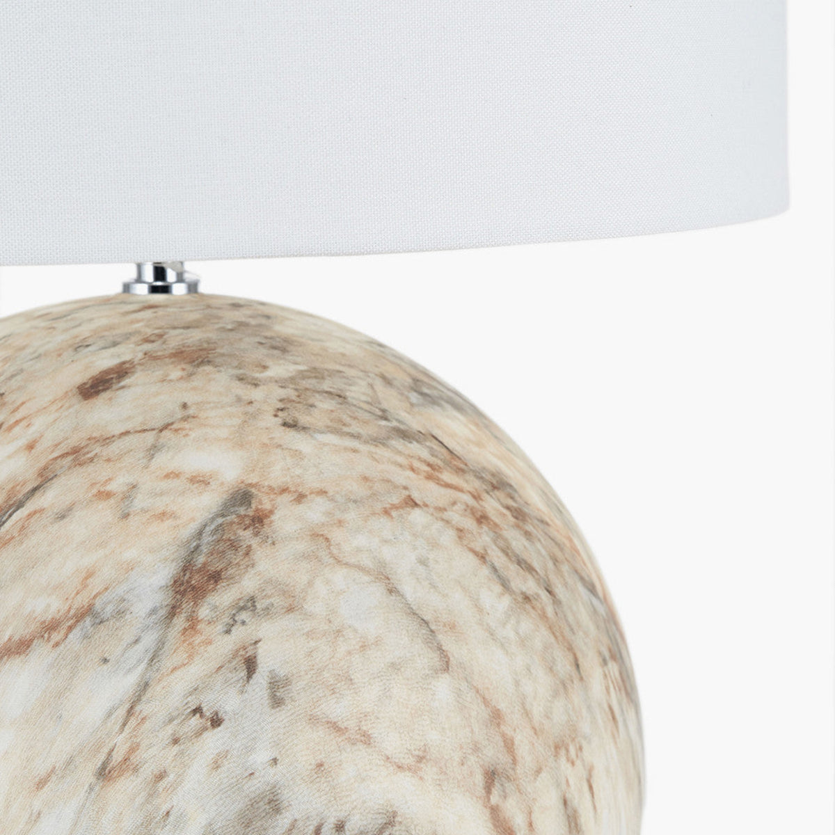 Viejo Large Stone Effect Ceramic Table Lamp - Viejo Natural Large Stone Ceramic Table Lamp