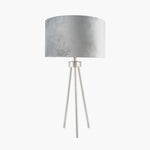 Houston Silver Metal Tripod Table Lamp - Houston Brushed Silver Metal Tripod Table Lamp Sterling Home 2