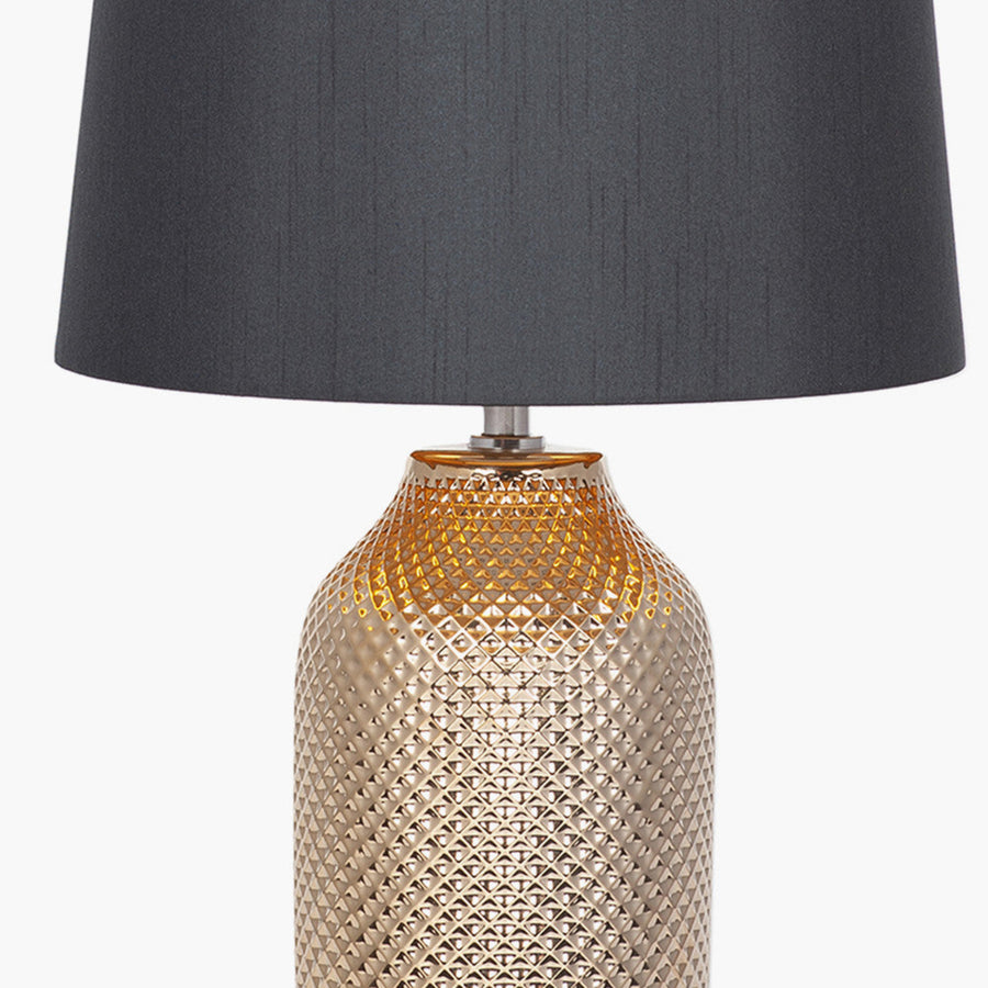 Nova Gold Textured Ceramic Table Lamp Sterling Home 2