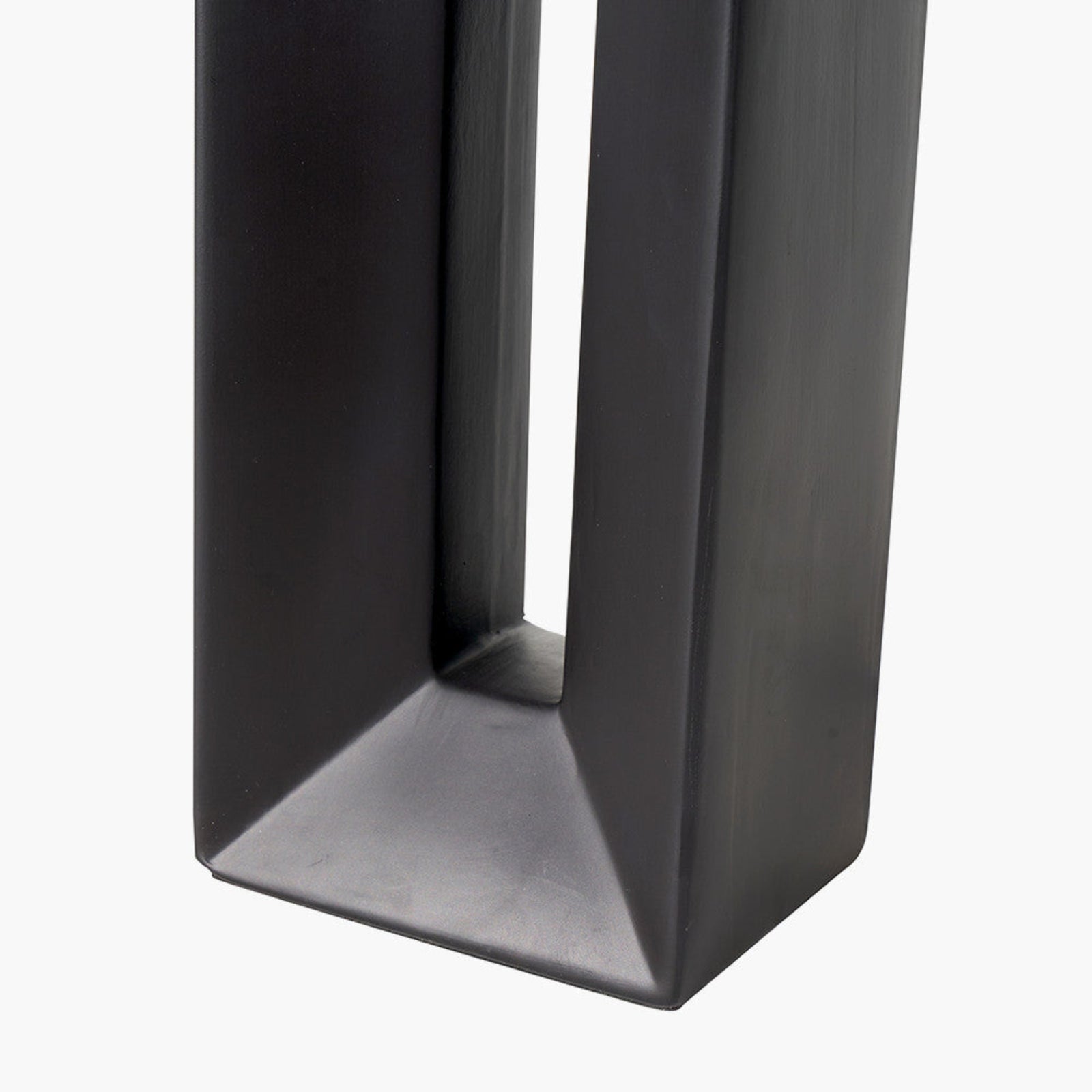 Block Black Ceramic Tall Table Lamp Sterling Home 4