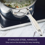 Circulon Clad Series Covered Saucepan 20CM - Circulon Clad Series Covered Saucepan, 20CM/2.8L Sterling Home 4