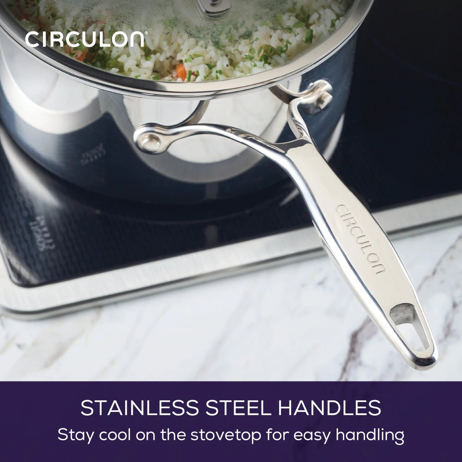 Circulon Clad Series Covered Saucepan 20CM - Circulon Clad Series Covered Saucepan, 20CM/2.8L Sterling Home 4