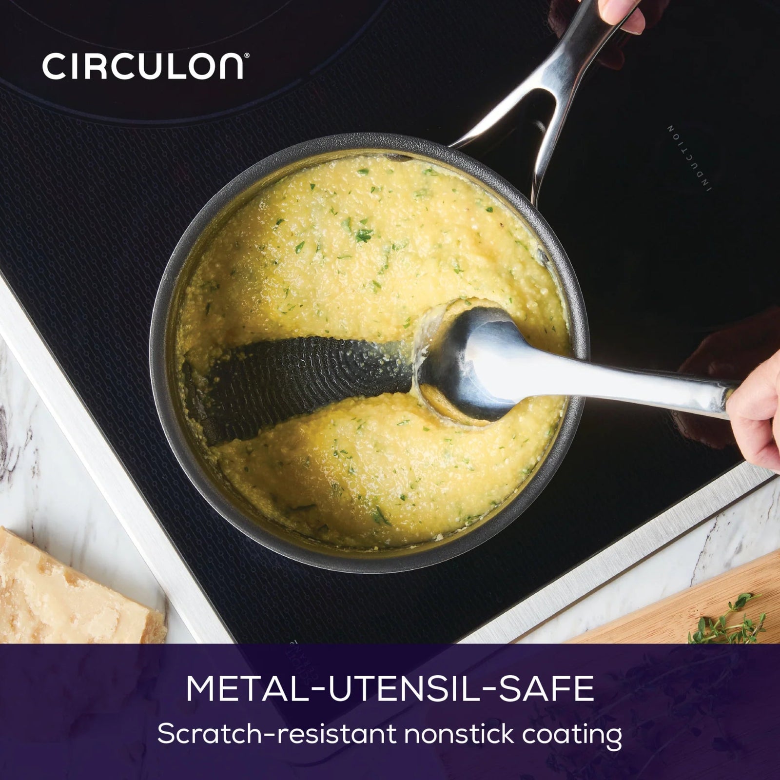Circulon Clad Series Covered Saucepan 20CM - Circulon Clad Series Covered Saucepan, 20CM/2.8L Sterling Home 3