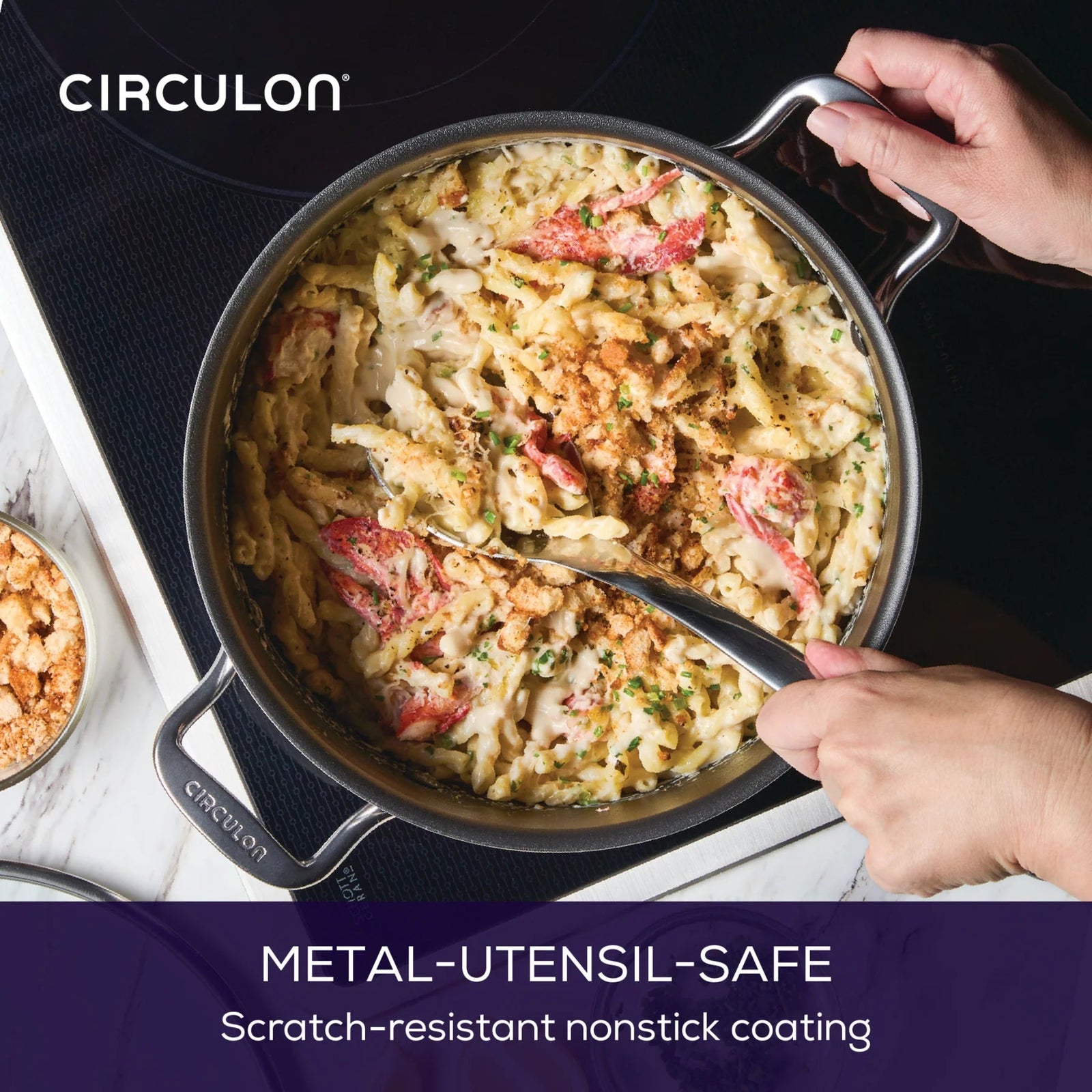 Circulon Clad Series Stockpot 7.6L - Circulon Clad Series Stockpot, 26CM/7.6L Sterling Home 4