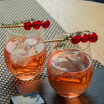 Bar Craft Set Of 2 Glass Tumblers