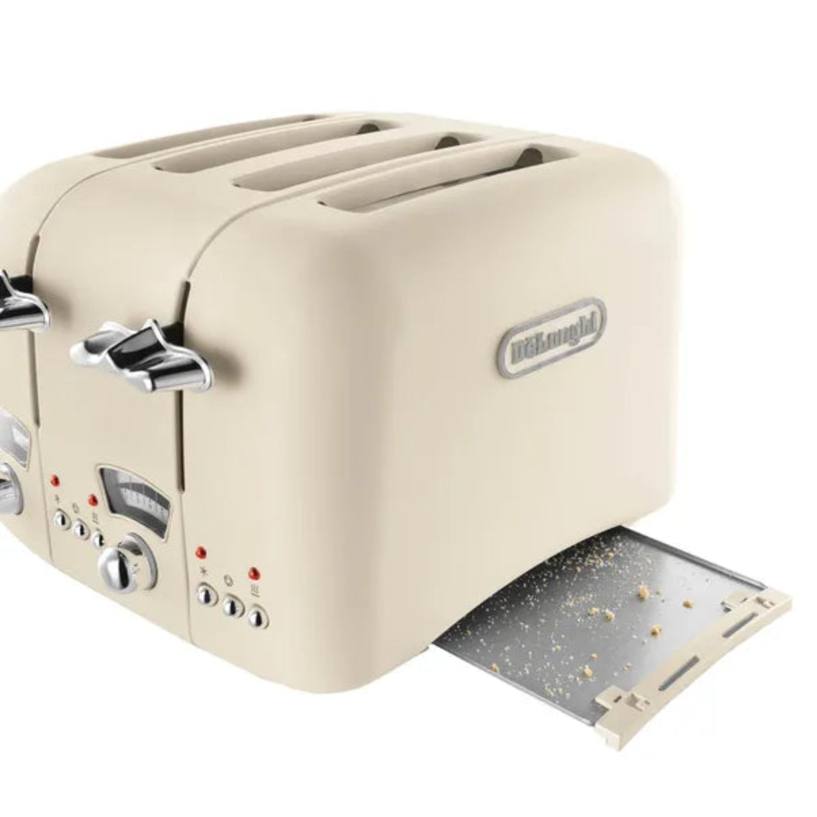 SALE Delonghi Argento 4 Silce Toaster Beige Sterling Home 3