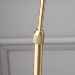 Feliciani Brushed Brass Marble Floor Lamp - Feliciani Brushed Brass Marble Floor Lamp
