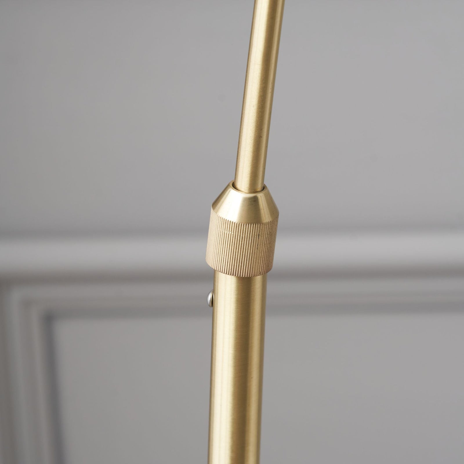 Feliciani Brushed Brass Marble Floor Lamp - Feliciani Brushed Brass Marble Floor Lamp
