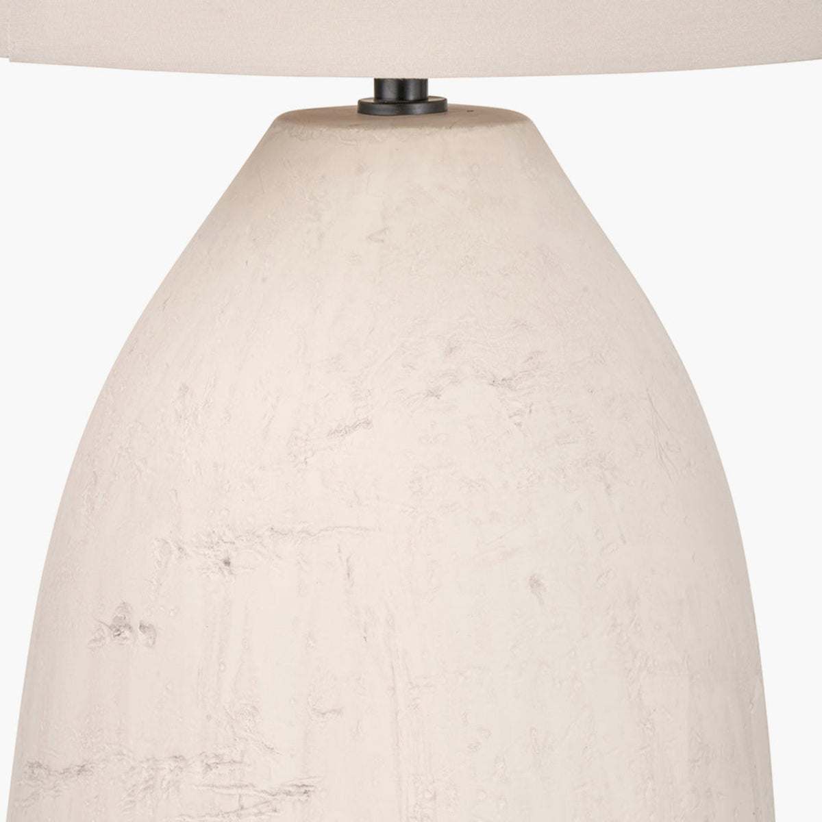 Erika White Vintage Textured Ceramic Floor Lamp Sterling Home 3