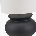 Sloane Black Contemporary Ceramic Floor Lamp - Sloane Black Contemporary Ceramic Floor Lamp Sterling Home 2