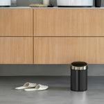 Brabantia Touch Bin Matt Black With Steel Lid 3L - Touch Bin 3L Matt Black/Matt Steel Lid Sterling Home 1