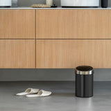 Brabantia Touch Bin Matt Black With Steel Lid 3L