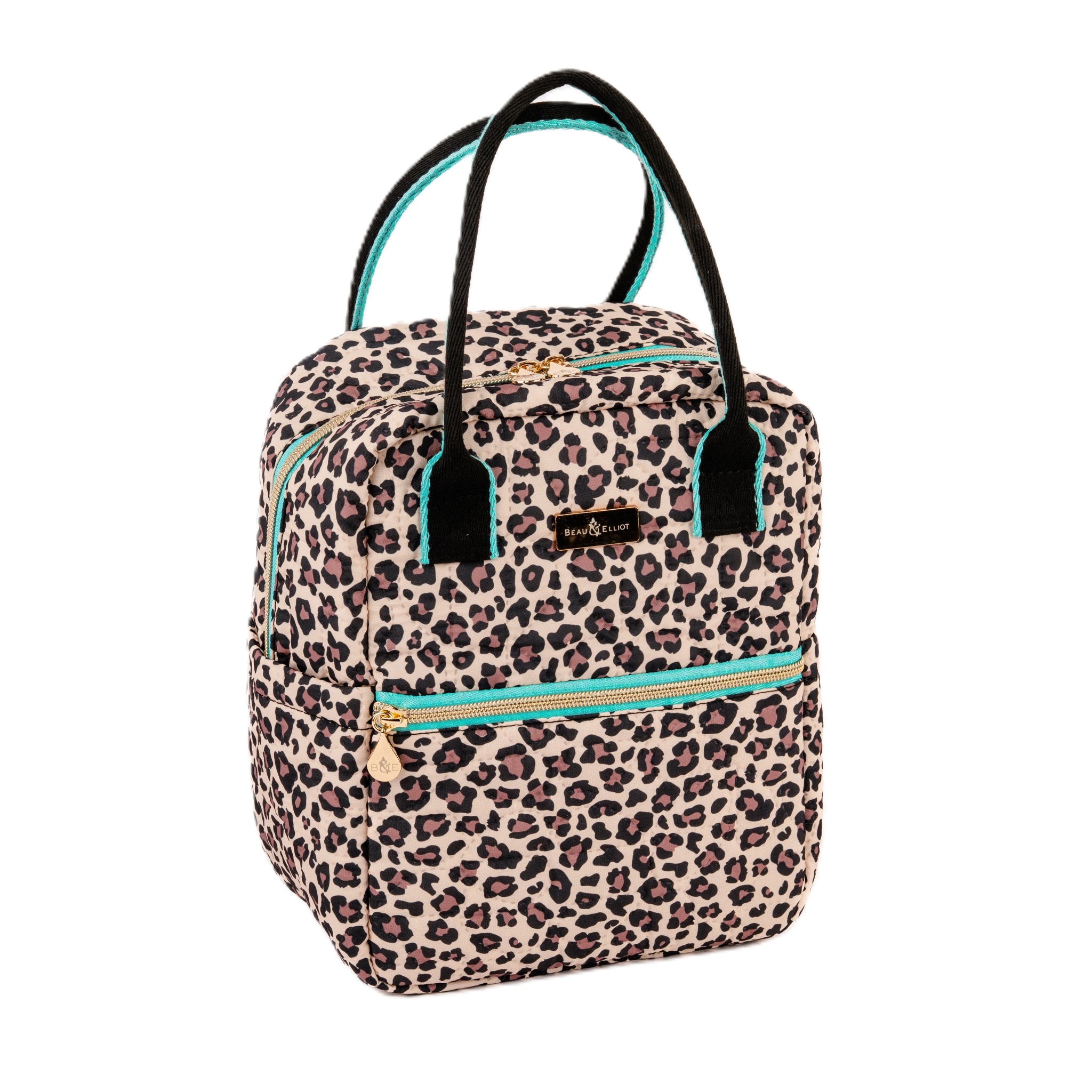 Beau & Elliot Leopard Upright Lunch Bag - Leopard Upright Lunch Bag Sterling Home 2