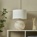 Lewis Marble Glass Ball Table Lamp - Lewis Marble Glass Ball Table Lamp Sterling Home 1