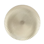Metalic Spin Charger Plate Champange Gold - Deco Plate Metalic Spin Pattern Champagne 33CM Sterling Home 1