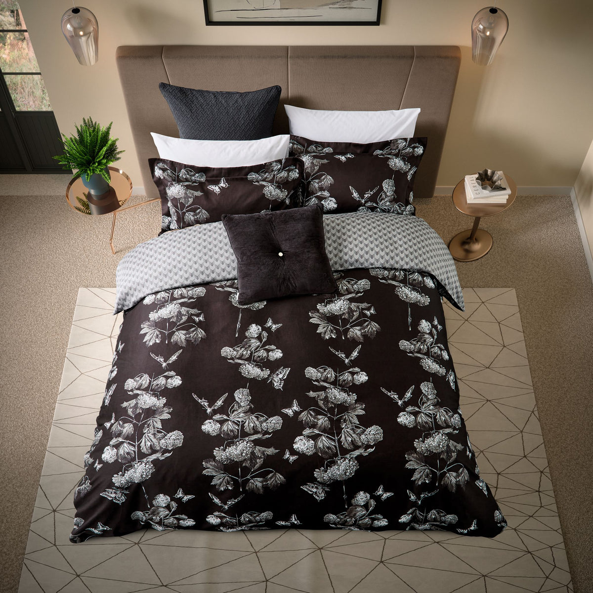 Ted Baker Narnia Floral Duvet Cover Set - Narnia Floral Duvet Set Super King