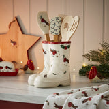 Robin Retreat Utensil Pot Vase Wellies