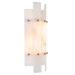 Eichholtz Ruby Wall Lamp Antique Brass And Alabaster - Wall Lamp Ruby Accessories Sterling Home 3