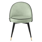 Eichholtz Cooper Dining Chair Savona Pistache Green Velvet Set Of 2 - Dining Chair Savona Pistache Green Velvet Set of 2 Dining Chair Sterling Home 3