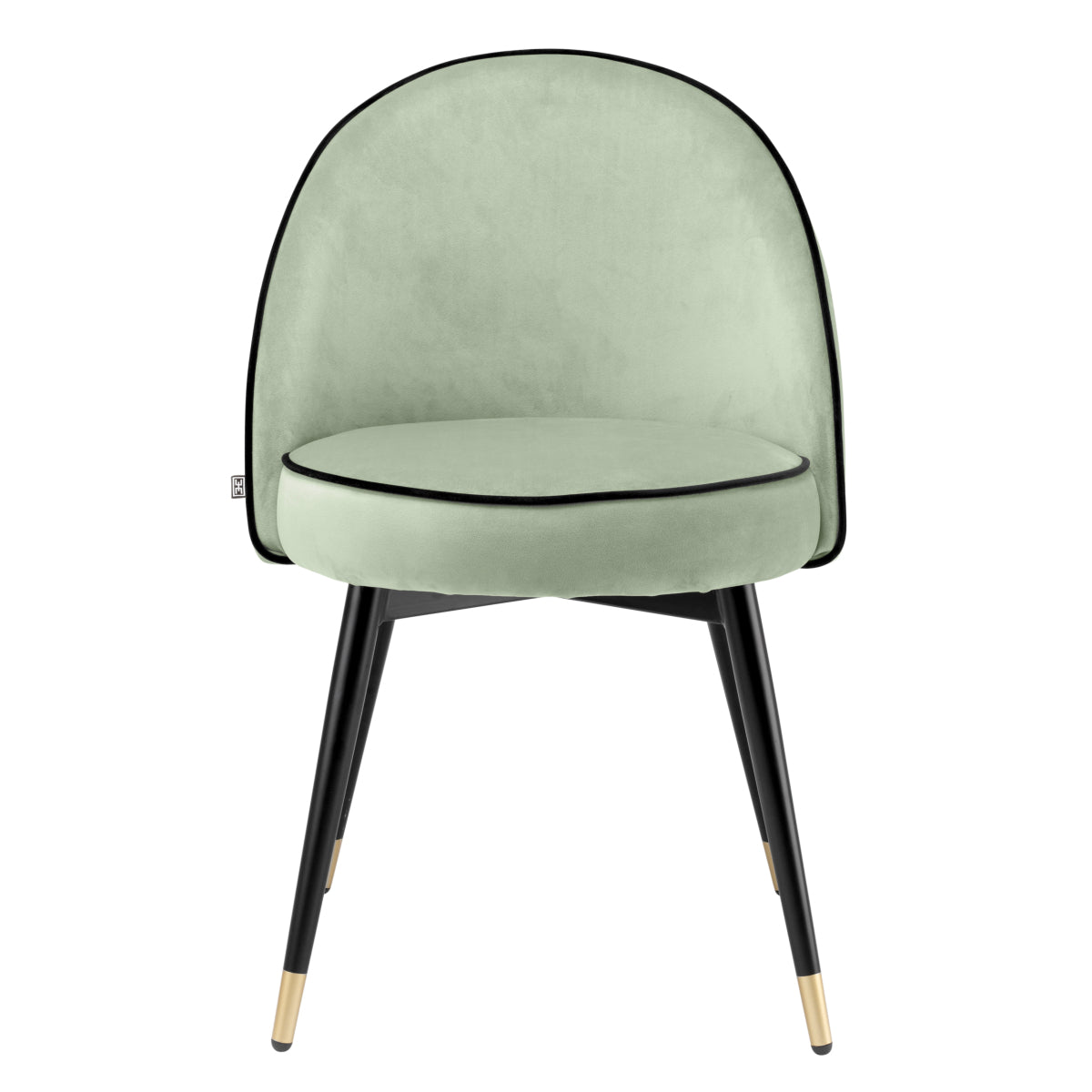 Eichholtz Cooper Dining Chair Savona Pistache Green Velvet Set Of 2 - Dining Chair Savona Pistache Green Velvet Set of 2 Dining Chair Sterling Home 3