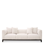 Eichholtz Corso 3 Seater Sofa Lyssa Off-White Black Finish Base - 3 Seater Sofa Lyssa Off-White 3 Seater Sofas Sterling Home 3