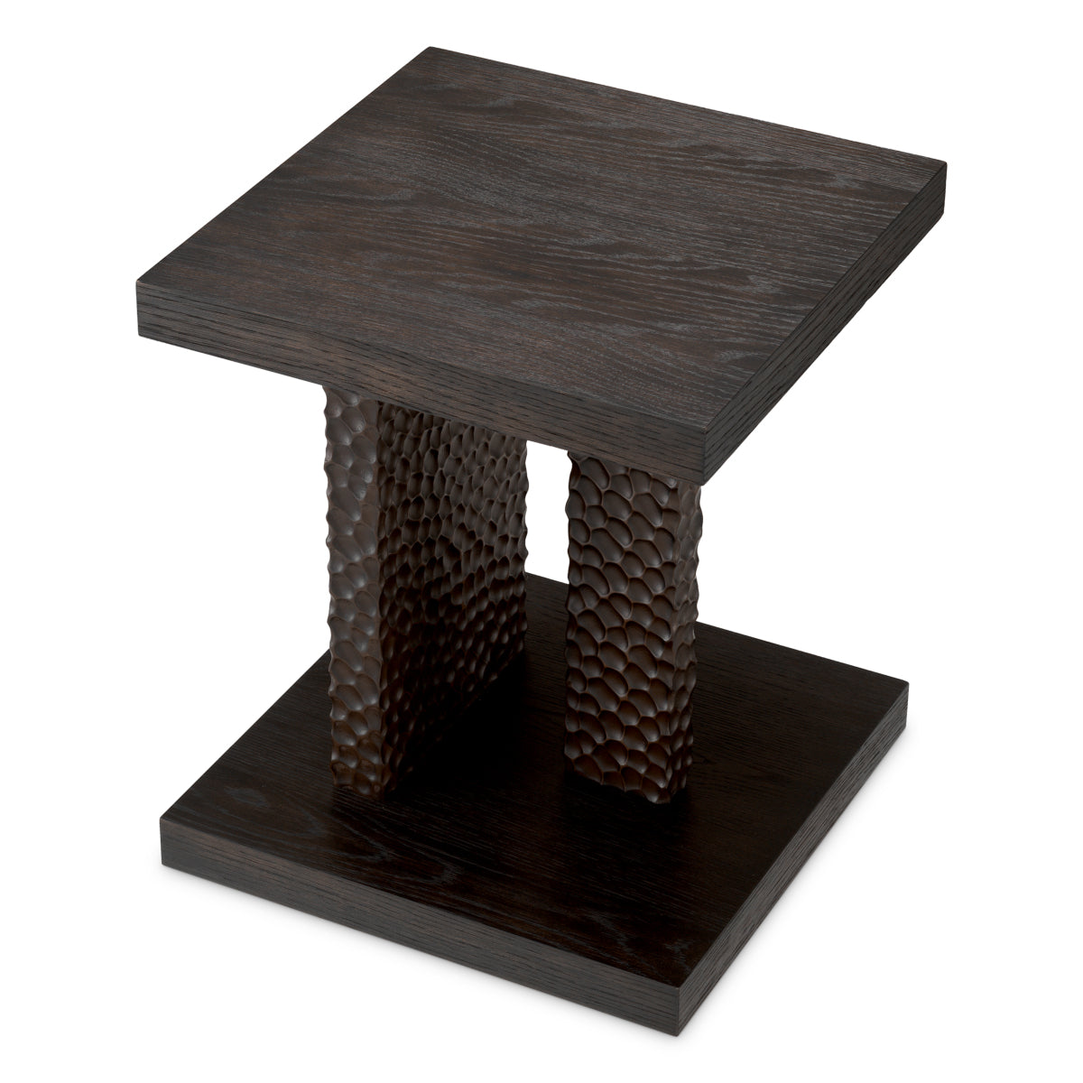 Eichholtz Bravon Side Table Ebony Oak Veneer - Side Table Ebony Oak Veneer Side Tables Sterling Home 3