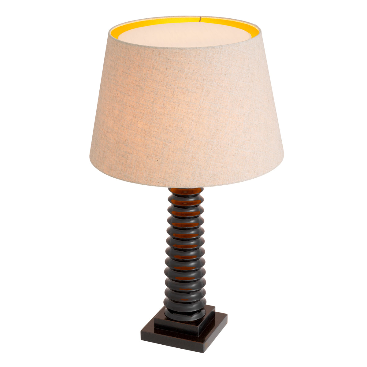 Eichholtz Callao Table Lamp Piano Black With Black Granite Base - Table Lamp Callao Accessories Sterling Home 3