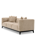 Eichholtz Corso 3 Seater Sofa Lyssa Sand Black Base - 3 Seater Sofa Lyssa Sand 3 Seater Sofas Sterling Home 3