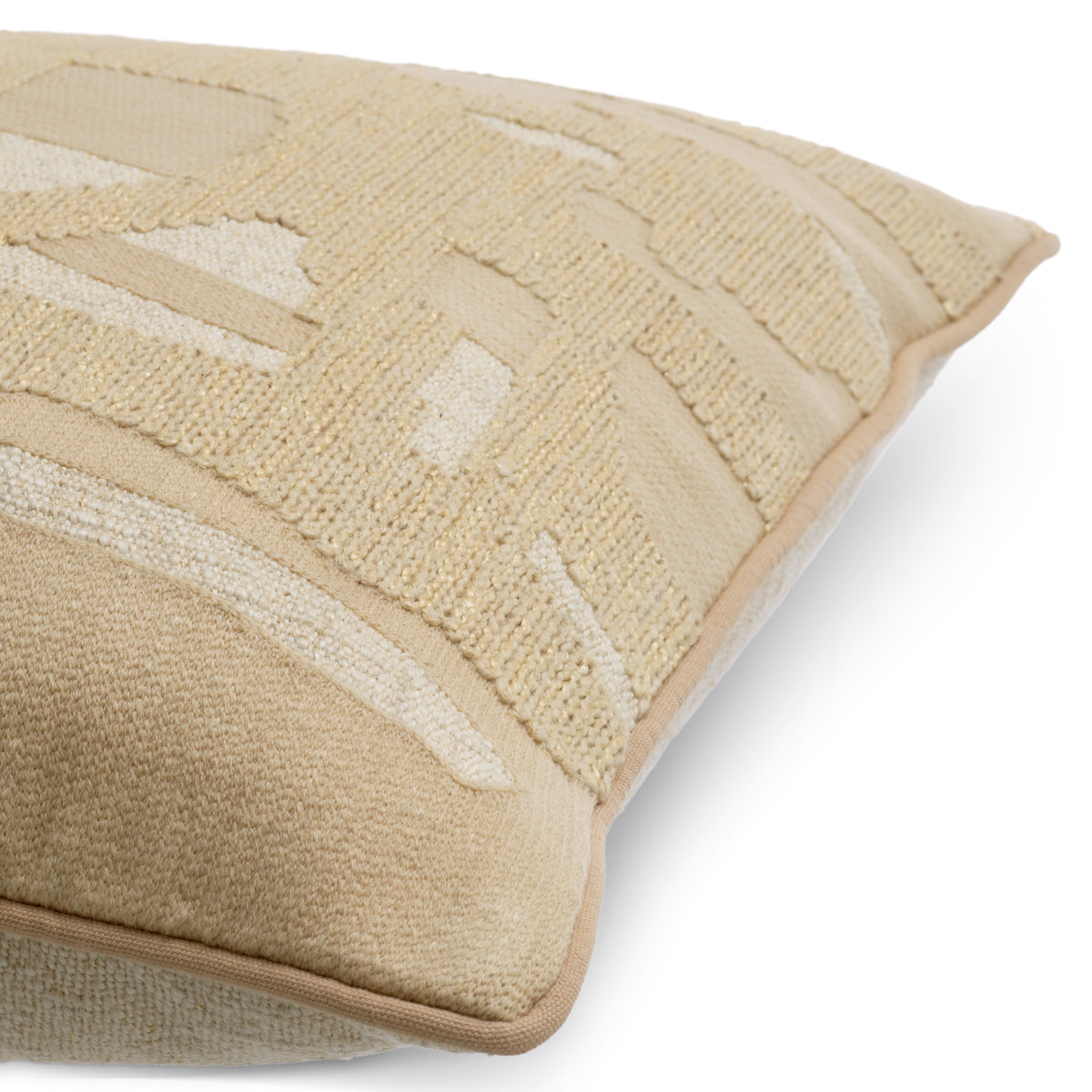 Eichholtz Saphirra Square Scatter Cushion Natural - Saphirra Square II Scatter Cushion Natural Accessories Sterling Home 3