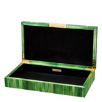 Eichholtz Harvard Box Straw Marquetry Green - Harvard Box Straw Marquetry Green Accessories Sterling Home 3