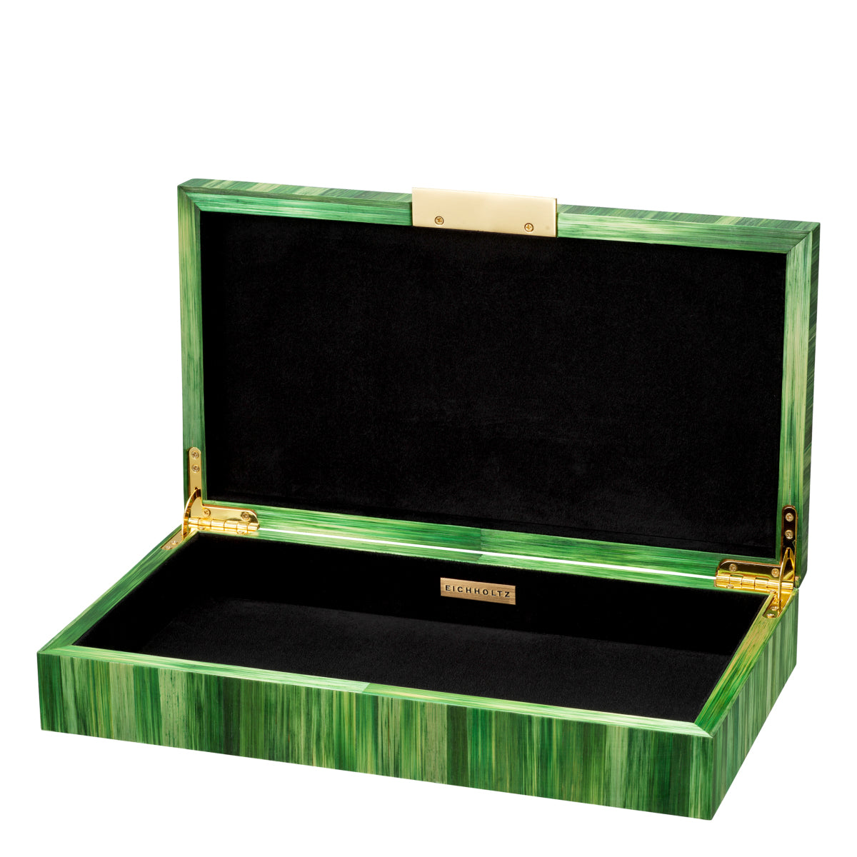 Eichholtz Harvard Box Straw Marquetry Green - Harvard Box Straw Marquetry Green Accessories Sterling Home 3