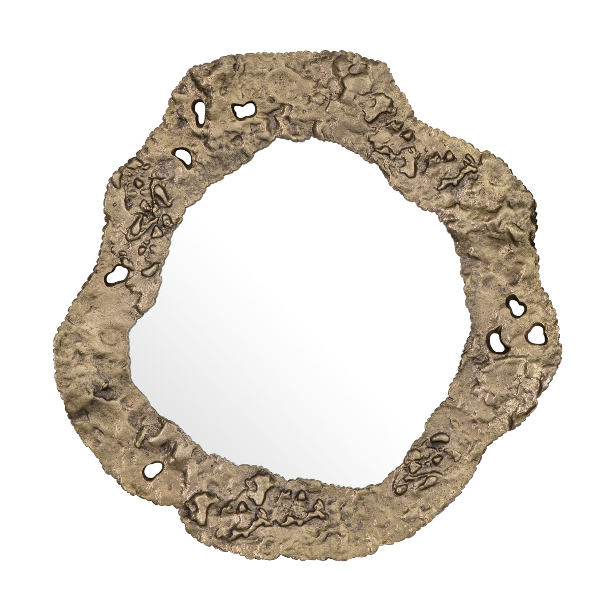 Eichholtz Foggia Mirror Set Of 2 Antique Brass Finish - Foggia Mirror Set of 2 Antique Brass Finish Accessories Sterling Home 3